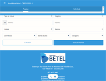 Tablet Screenshot of imobiliariabetel.com